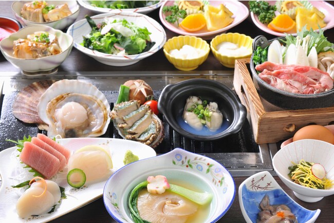 無煙ロー スターにのせて「浜焼きスタイル」でお楽しみいただける人気の会席コース 無煙ロー スターにのせて「浜焼きスタイル」でお楽しみいただける人気の会席コース