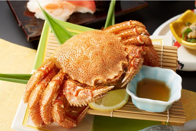 三陸産の茹で毛ガニ1杯が付く「ズバッと 毛ガニ~とれたて“わかめ”しゃぶしゃぶ!」宿泊プラン 三陸産の茹で毛ガニ1杯が付く「ズバッと 毛ガニ~とれたて“わかめ”しゃぶしゃぶ!」宿泊プラン