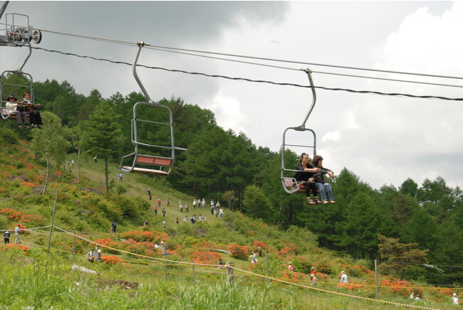 夏山リフトで空中散歩 夏山リフトで空中散歩