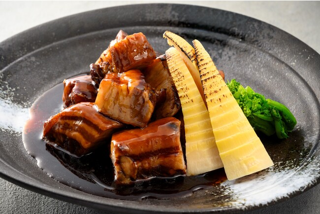 真空低温調理で柔らか 4~6月限定 筍と豚の角煮 真空低温調理で柔らか 4~6月限定 筍と豚の角煮