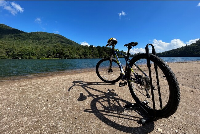 マウンテンバイクなら、たくさんの名所をスムーズに観光できます