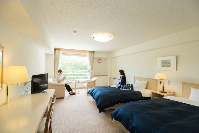 ゆったりと寛げる洋室