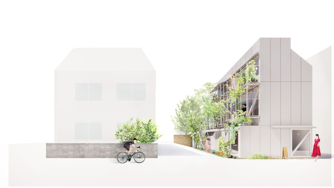 三栄建築設計 住宅設計競技2021 松原住宅計画 最優秀賞受賞作品「BALCONIES」 公式サイトオープン｜株式会社三栄建築設計のプレスリリース