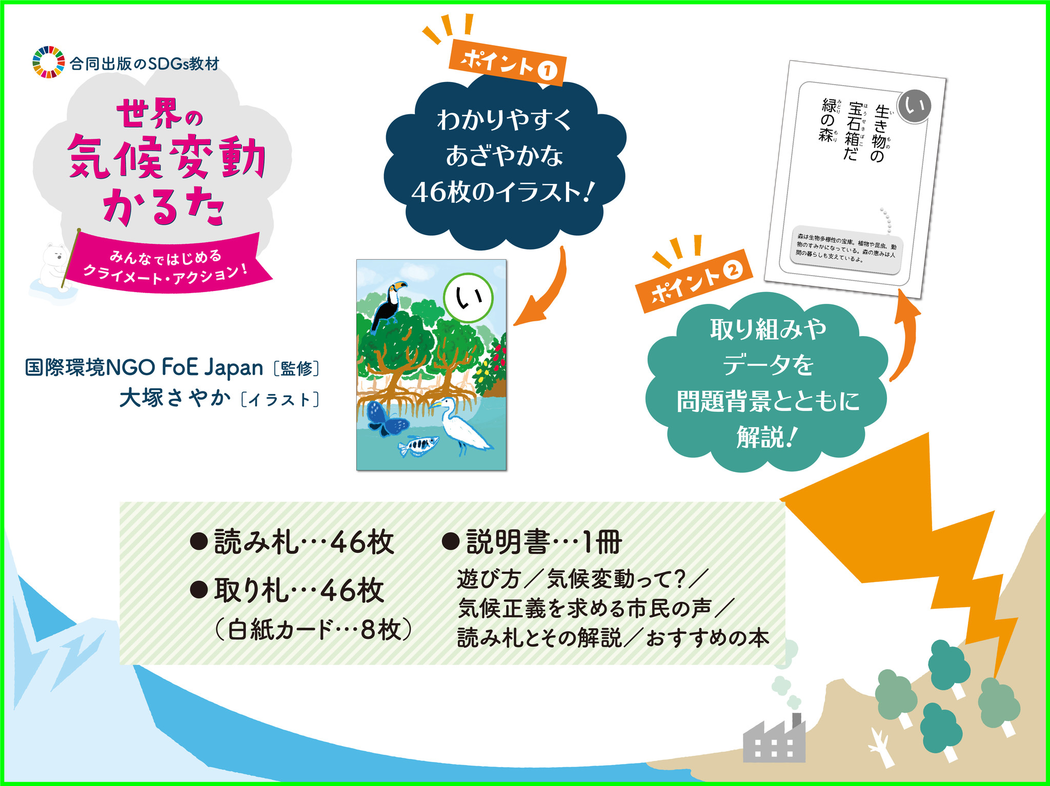 知る 話し合う アクションできる 環境学習に最適なsdgｓ教材 合同出版株式会社のプレスリリース