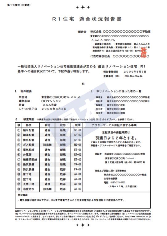 優良なリノベーションの品質基準を満たした適合リノベーション住宅 R1住宅 他の適合状況報告書発行件数が２万件を超えました リノベーション協議会 のプレスリリース