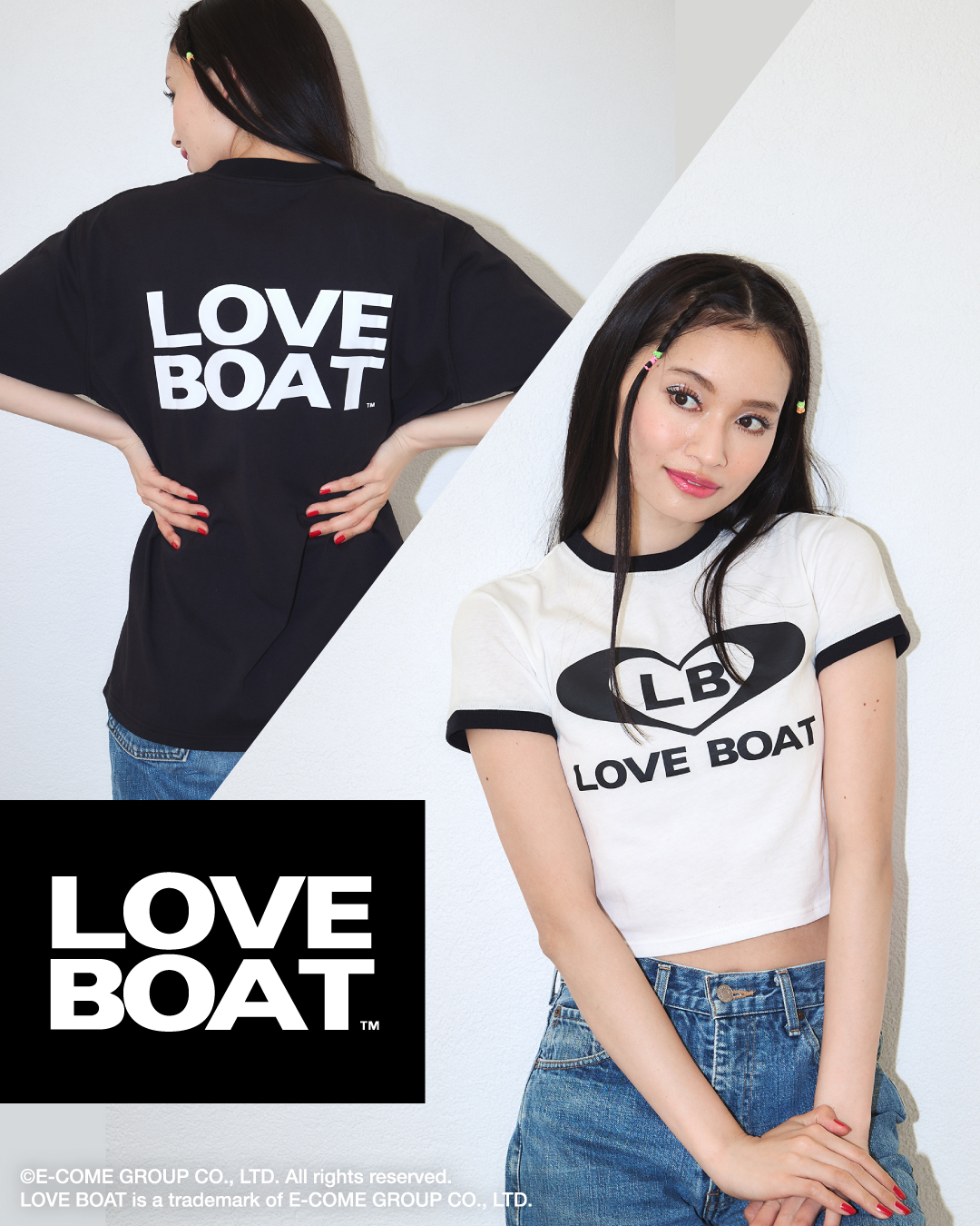 渋谷ギャルカルチャー”を代表するブランド「LOVE BOAT 」とストライプ