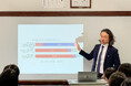 山口貴大（ライオン兄さん）、東京・桜丘高校で5回目となる金融教育の特別講演を実施