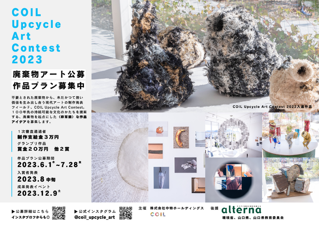 COIL Upcycle Art Contest 2023ポスター
