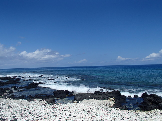 ハワイ島　ホロホロ・カイ・ビーチ