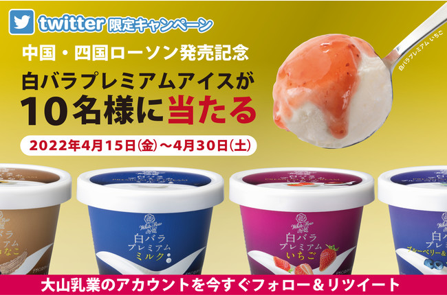 白バラプレミアムTwitterキャンペーン メインイメージ 白バラプレミアムTwitterキャンペーン メインイメージ