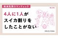 スイカ割り経験「小学生」で途絶えた人が46.3％「海でスイカ割りをする人」を絶滅危惧ロマンティックに認定