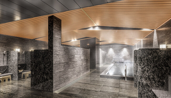 A棟大浴場完成予想CG｜提供元：晴海五丁目西地区第一種市街地再開発事業特定建築者