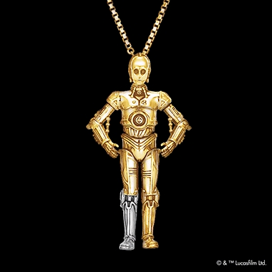 C-3PO」「R2-D2」ギミック満載のネックレスやリングなど公式スター