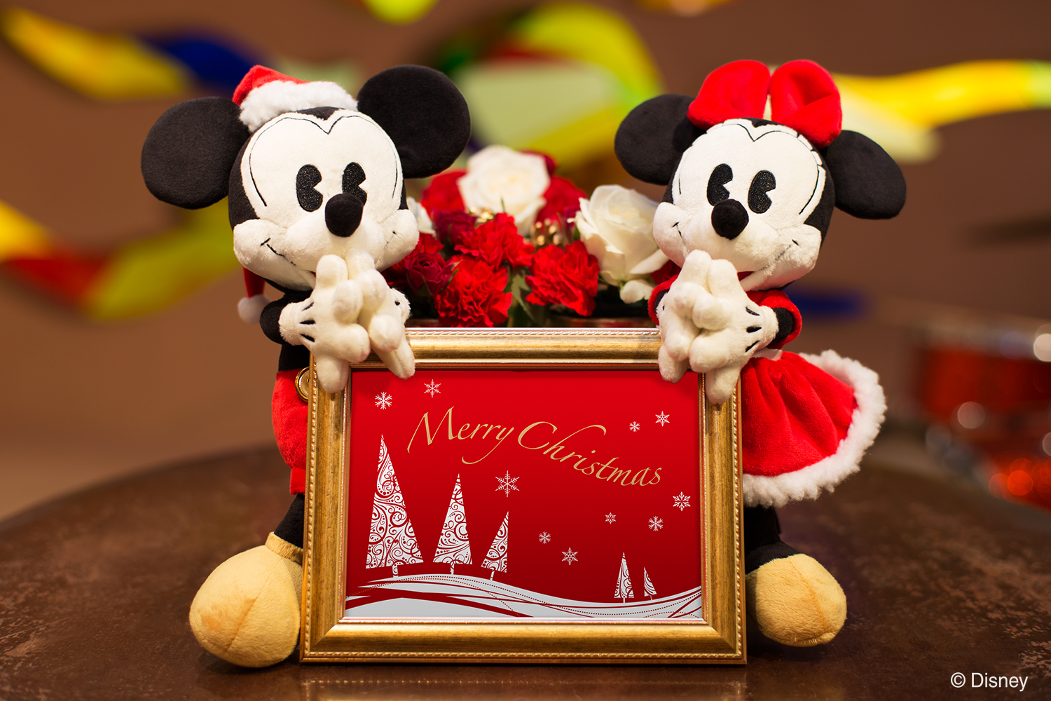 オリジナルデザイン ミッキーマウス ミニーマウス のぬいぐるみにクリスマスバージョンが期間限定で新登場 全国ケイウノ32店舗 オンラインショップにて11月11日 金 より予約販売開始 株式会社ケイ ウノのプレスリリース