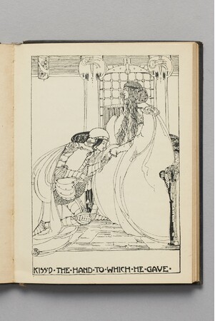 挿絵《エレーン：国王牧歌》ジェシー・マリオン・キング　1903年　ジョージ・ラウトリッジ・アンド・サンズ出版社