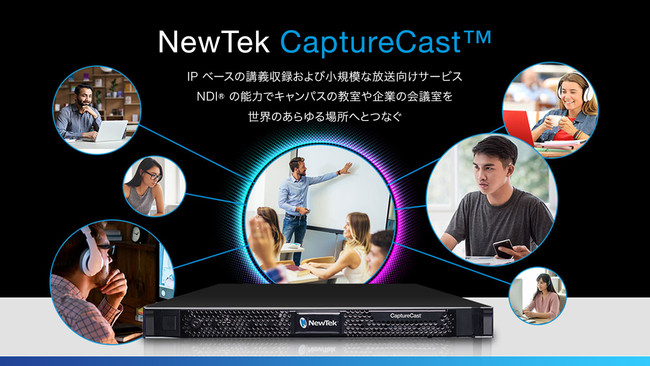 NewTek 社、世界初の NDI(R) ネイティブかつ完全自動の講義収録