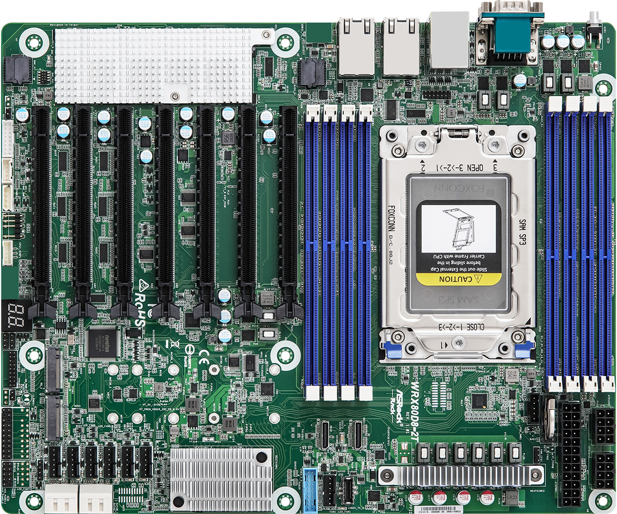 AMD Ryzen Threadripper PROプロセッサに対応するASRock Rack社製ATX AMD Ryzen Threadripper PROプロセッサに対応するASRock Rack社製ATX