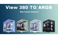 アドレサブルRGBファンを4基搭載したピラーレスデザインのミドルタワー型PCケース、Thermaltake社製「View 380 TG ARGB」シリーズを発表
