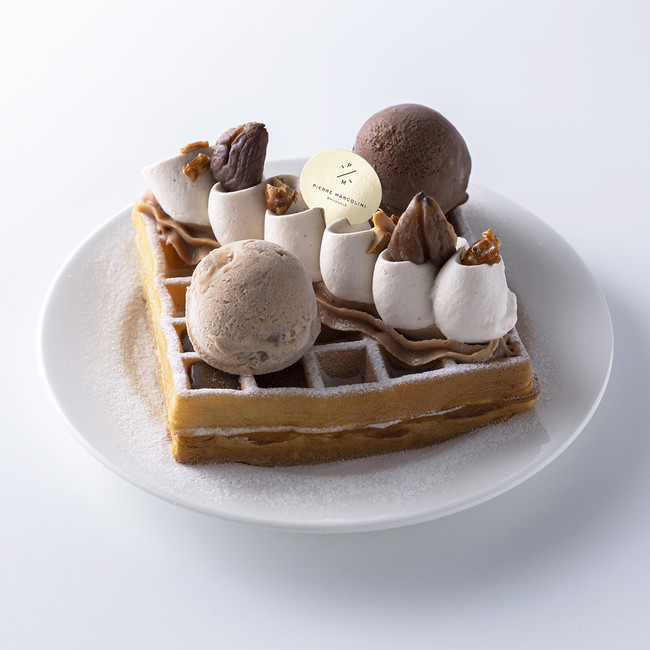 ブリュッセル ワッフル～マロン&プラリネ