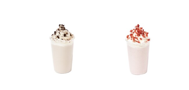 コーヒーフラッペ、ストロベリーフラッペ コーヒーフラッペ、ストロベリーフラッペ