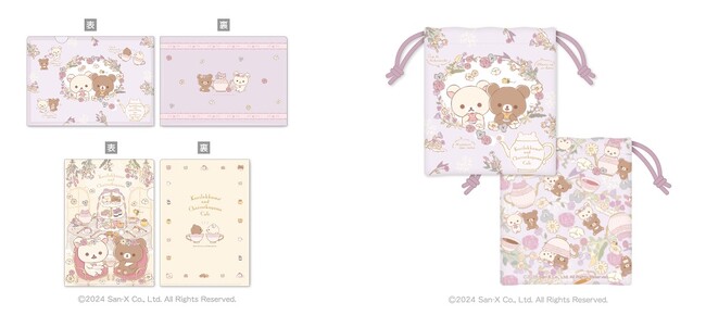 A5クリアファイル2枚セット、巾着 A5クリアファイル2枚セット、巾着