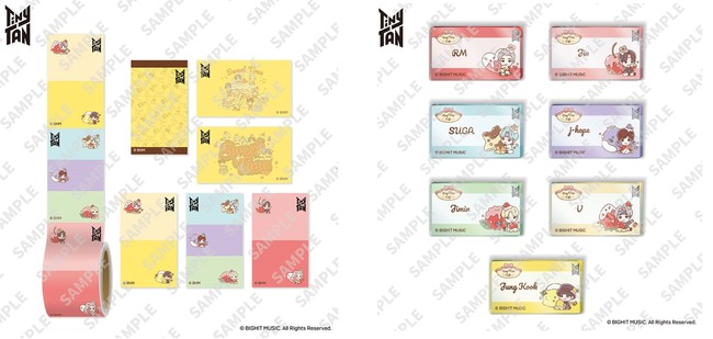 ロール付箋、アクリルネームバッジ(全7種)