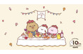 うさまるの10周年をお祝いしたテーマカフェが東京・大阪で開催決定!「USAMARU 10th ANNIVERSARY CAFE」期間限定オープン!!