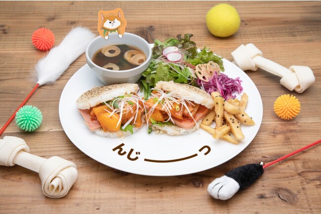 柿キムチライスバーガー ～シンバの圧を添えて～