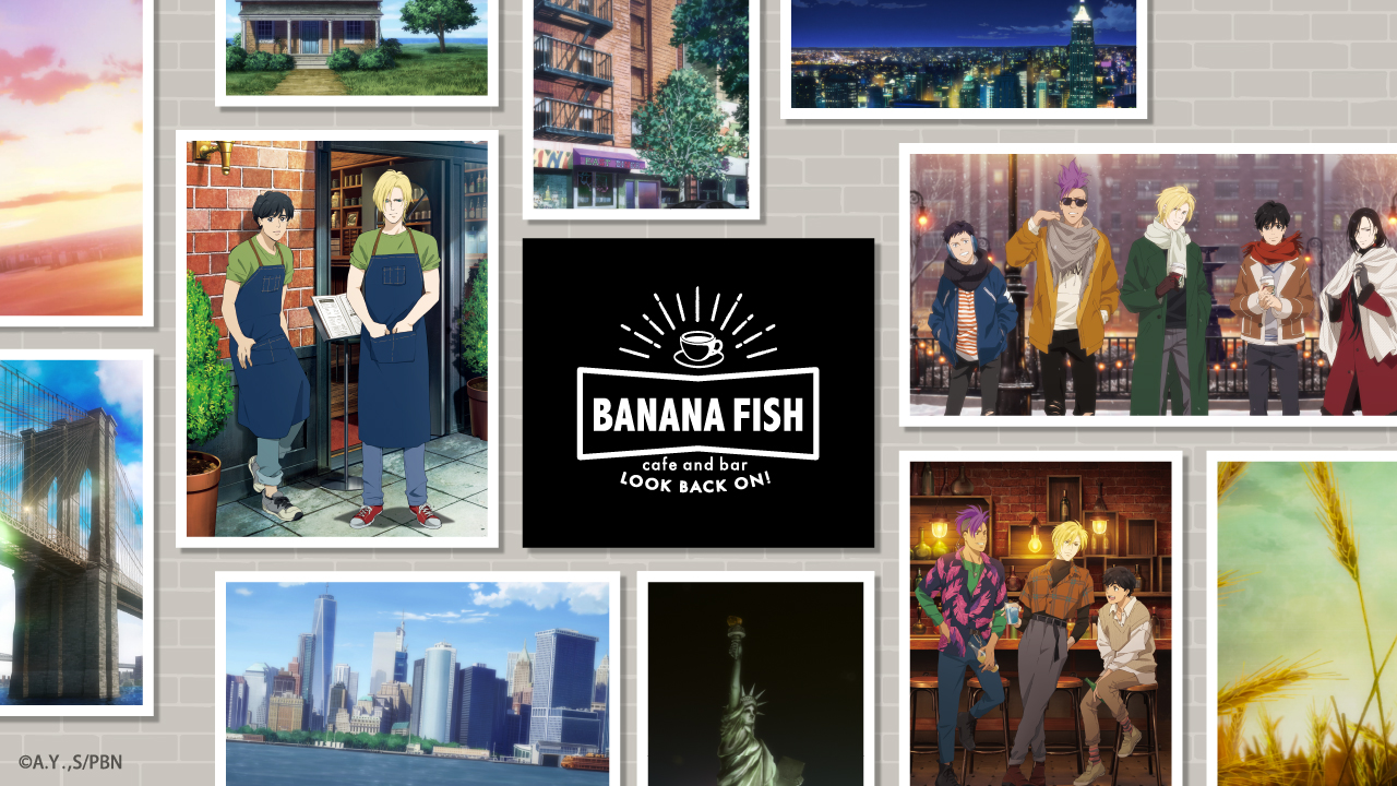 TVアニメ『BANANA FISH』のテーマカフェ、節目の第5弾開催をお祝い