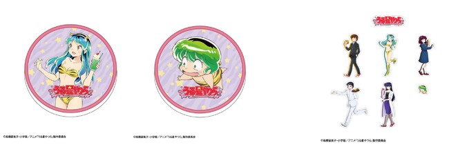 白石雲コースター（ラム、テンちゃん）、ステッカーセット（7枚入）