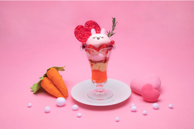 あさみみからの愛うけとって(ハート)？いちごパフェ