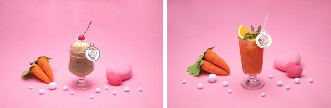 あさみみ印のコーヒー牛乳、んま(ハート)？あさみみ特製にんじんドリンク