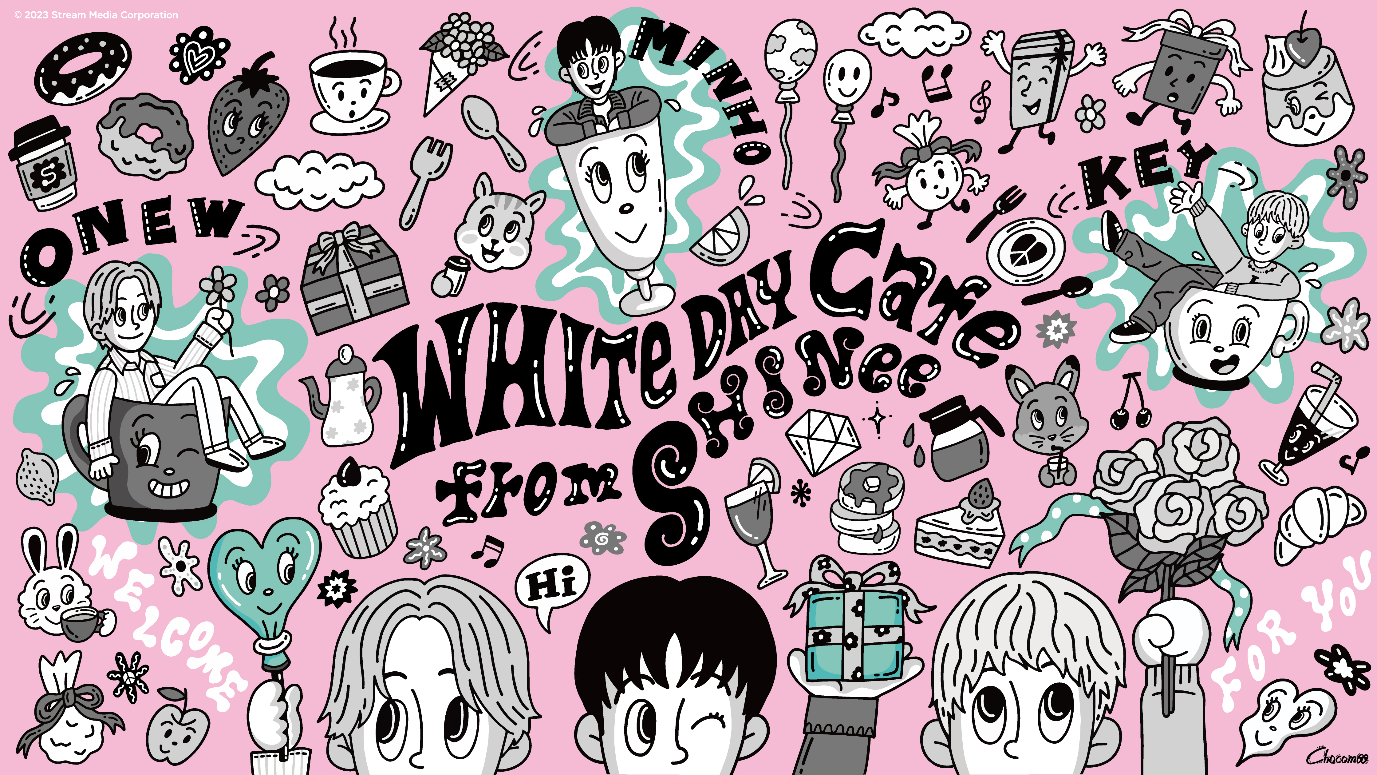 SHINee」のテーマカフェが初開催決定！「WHITE DAY Cafe from SHINee