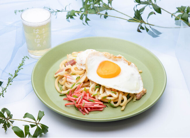 すずめのまかないポテサラ焼うどん すずめのまかないポテサラ焼うどん