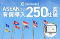 GHG排出量算定・可視化ソリューション「Zeroboard」ASEANでの有償導入社数が250社を突破