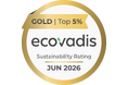 EcoVadis（エコバディス）のサステナビリティ評価でゴールドメダルを取得しました