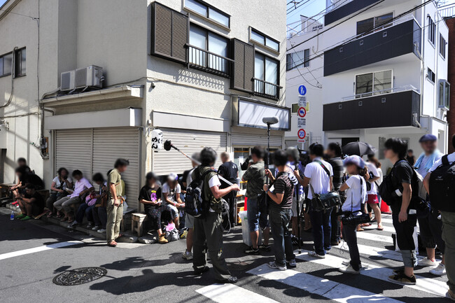 閉店日の様子