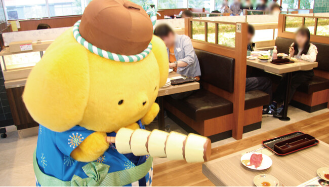 販売したお寿司に自ら「おいしくなーれ」のおまじない