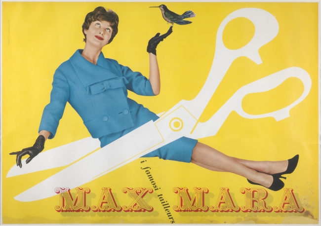 Max Mara advertising poster, 1958©Erberto Carboni