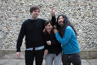 Curators_左からRadim Pesko、Sofie Dederen、Åbäke