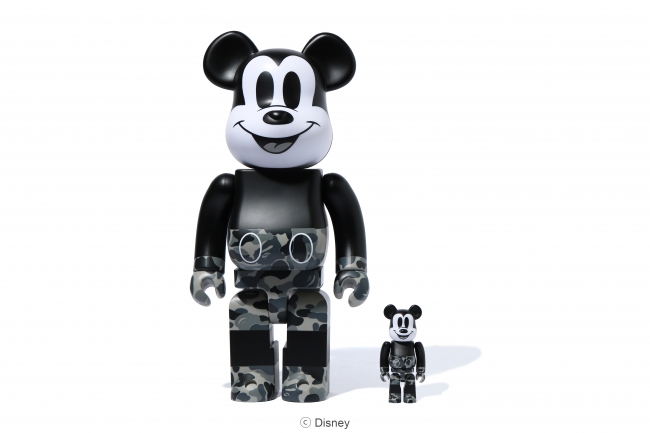 BE@RBRICK BAPE® MICKEY MOUSE ＆ VCD BAPE® MICKEY MOUSE | 株式会社 ノーウェアのプレスリリース