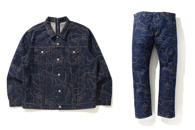 デニム A BATHING APE LEVI'S 501 93年モデル デニム u6dVI