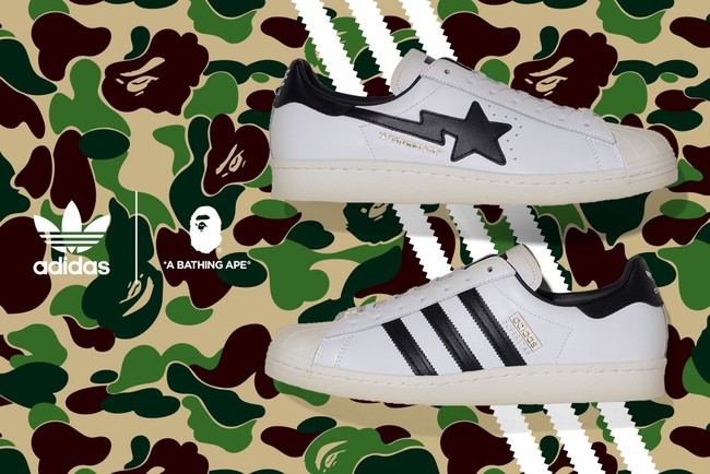 a bathing ape adidas