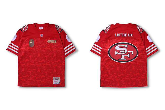 A BATHING APE®️ × Mitchell & Ness / NFL ｜株式会社 ノーウェアの