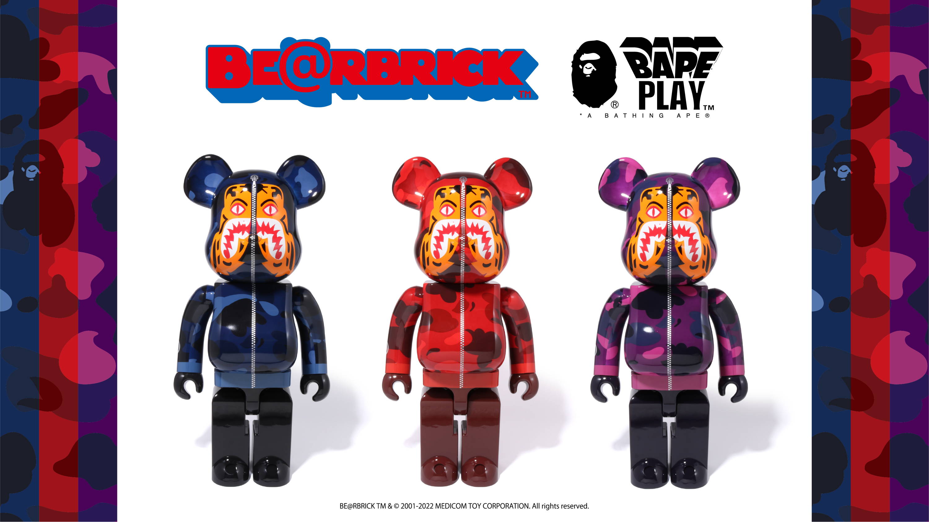 BE@RBRICK BAPE®︎ CAMO TIGER｜株式会社 ノーウェアのプレスリリース