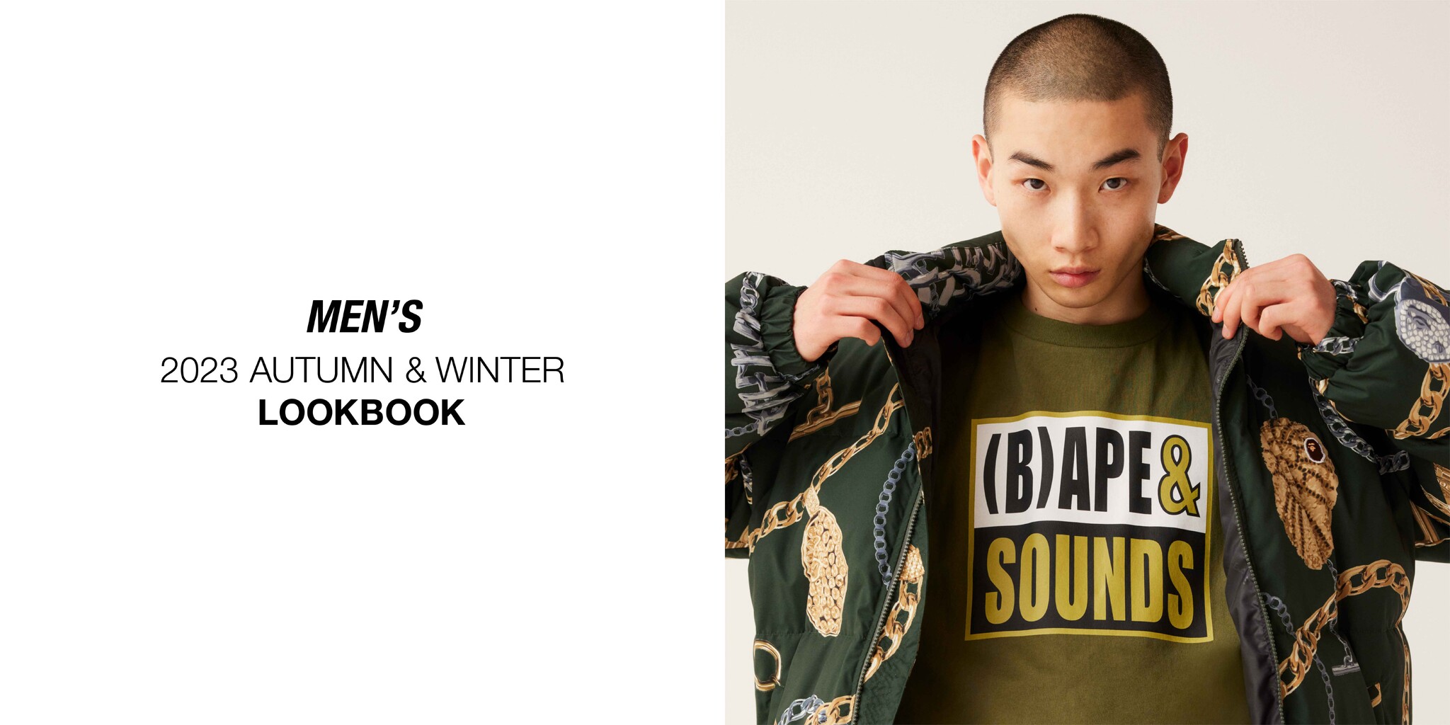 A BATHING APE® MEN'S 2023 AUTUMN & WINTER SEASONのLOOKを公開｜株式