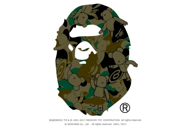 A BATHING APE® ｘ BE@RBRICK | 株式会社 ノーウェアのプレスリリース