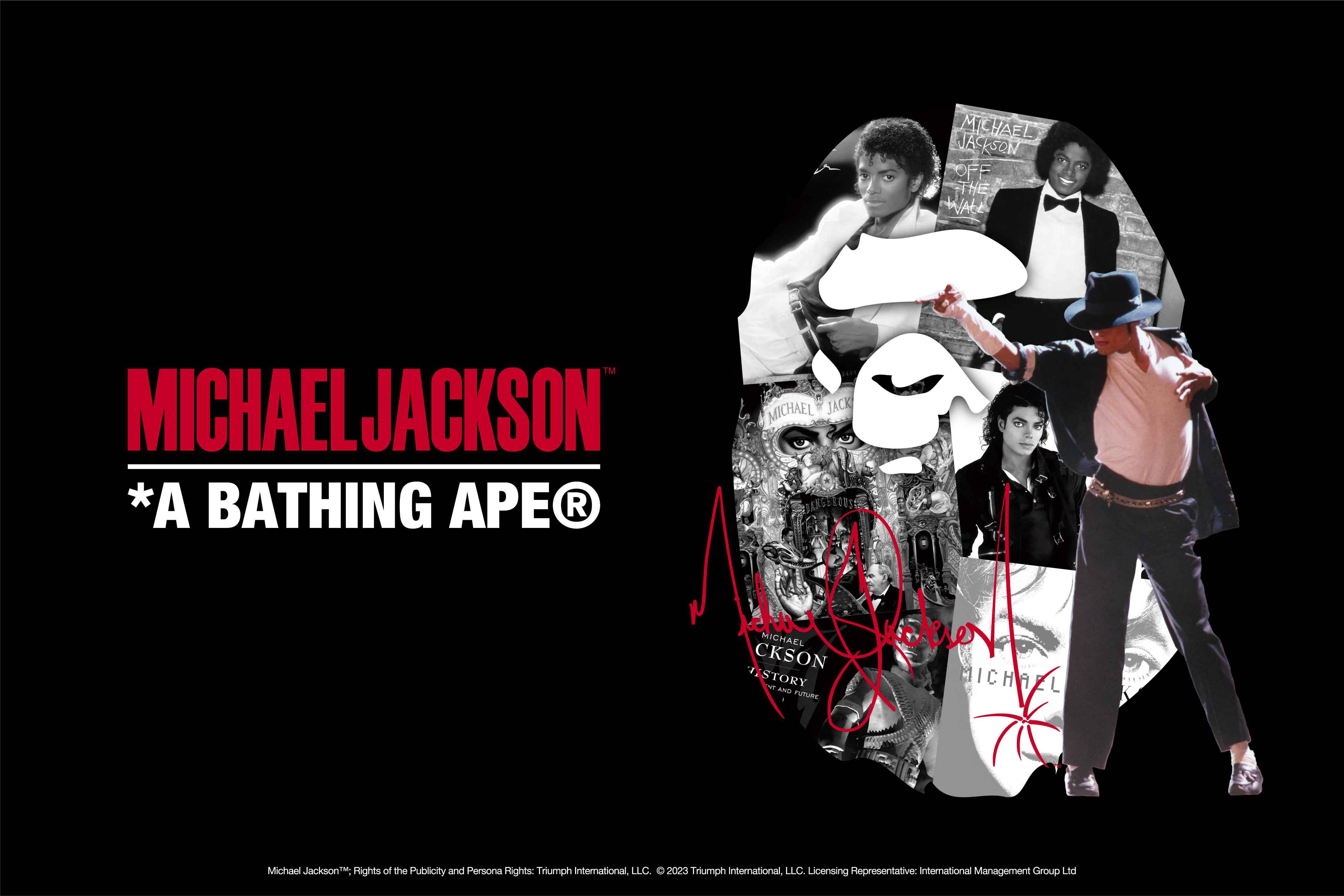 BAPE マイケルジャクソン ALBUM JACKET APE HEAD TEE