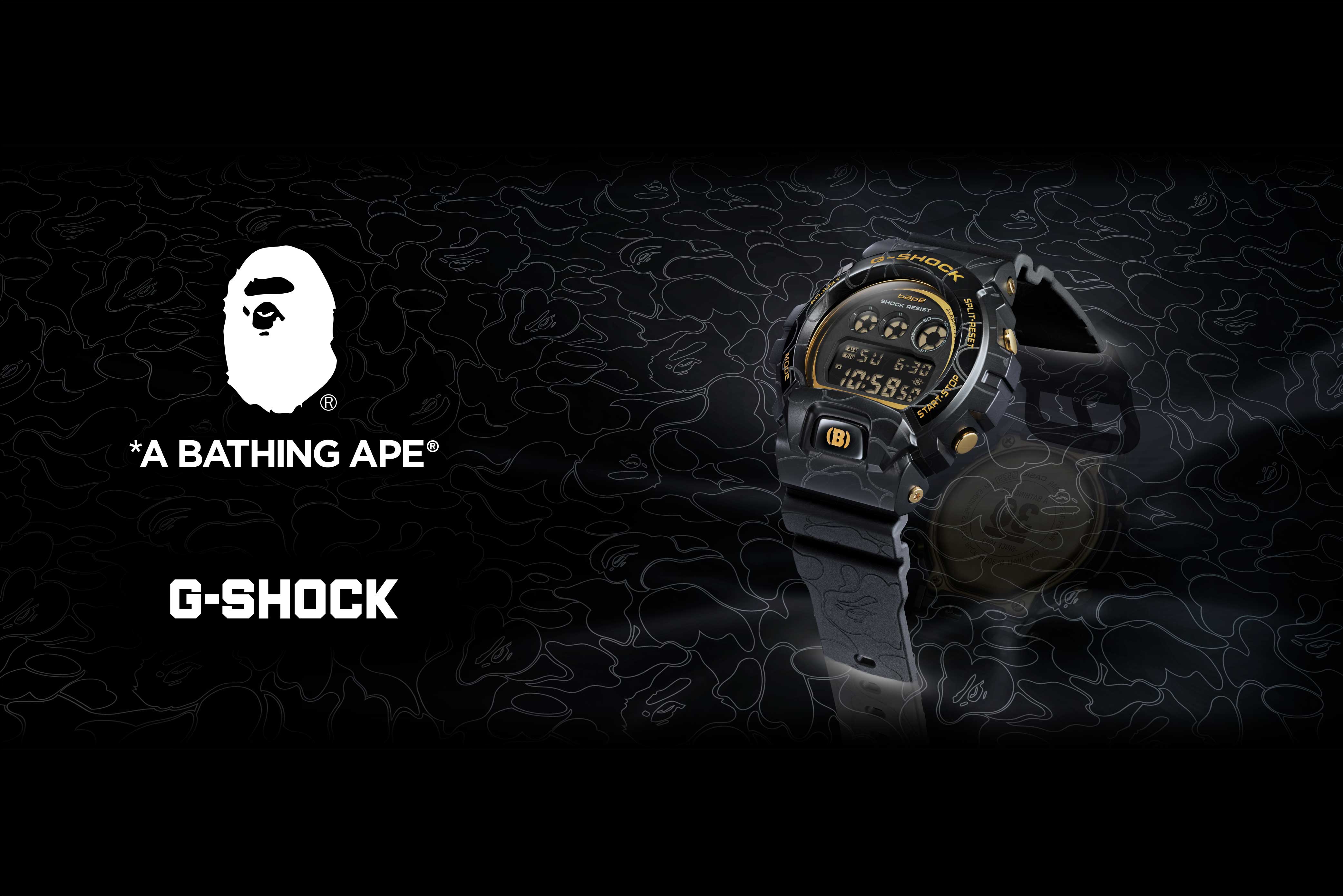 G-SHOCKからA BATHING APE®︎ 30周年記念モデル「GM-6900