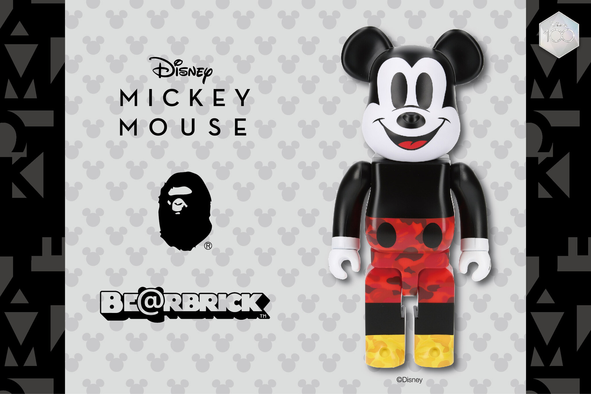 BE@RBRICK BAPE®︎ MICKEY MOUSE ANNIVERSARY MODEL NOW AVAILABLE |  Press release from Nowear Co., Ltd.